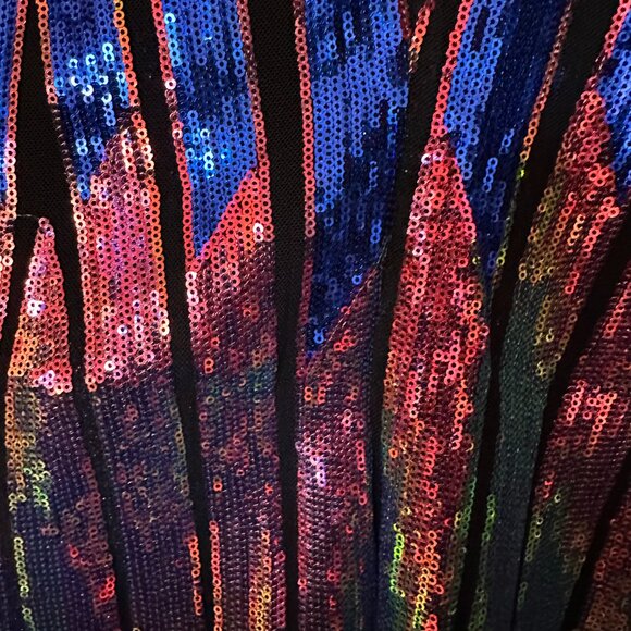 Color-Shifting Sequin Caftan | Jennafer Grace | Petite/XL Fit - Picture 5 of 11